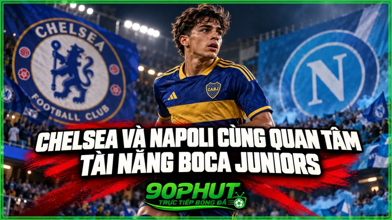 Chelsea và Napoli cùng quan tâm tài năng Boca Juniors Chelsea và Napoli cùng quan tâm tài năng Boca Juniors