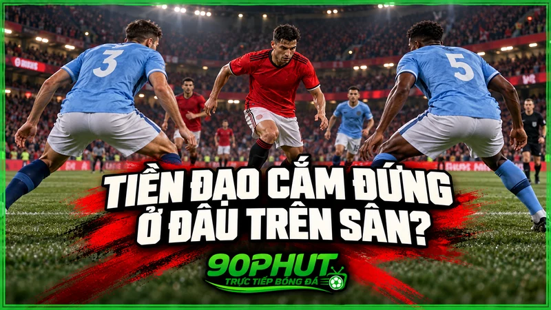 Tiền đạo cắm đứng ở đâu trên sân