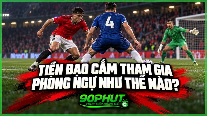 Tiền đạo cắm tham gia phòng ngự như thế nào