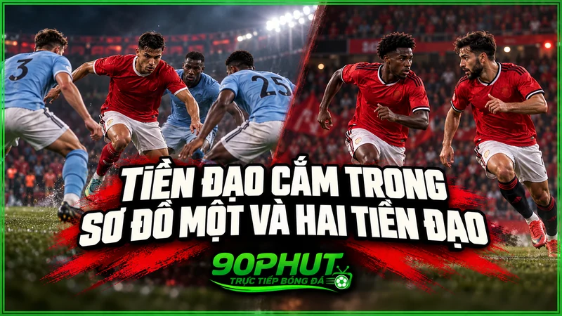 Tiền đạo cắm trong sơ đồ một và hai tiền đạo